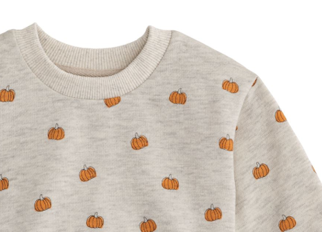 Pumpkin Sweatshirt Bubble *FINAL SALE*