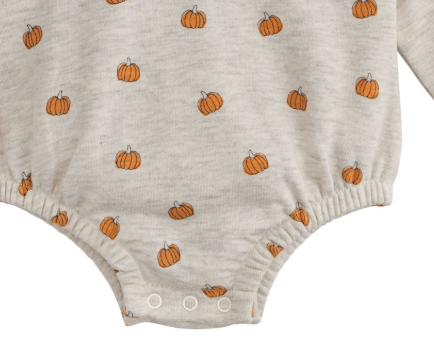 Pumpkin Sweatshirt Bubble *FINAL SALE*