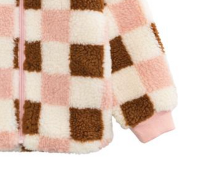 Pink Sherpa Jacket