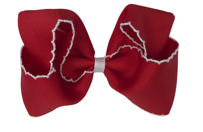 Red Moonstitch Bow