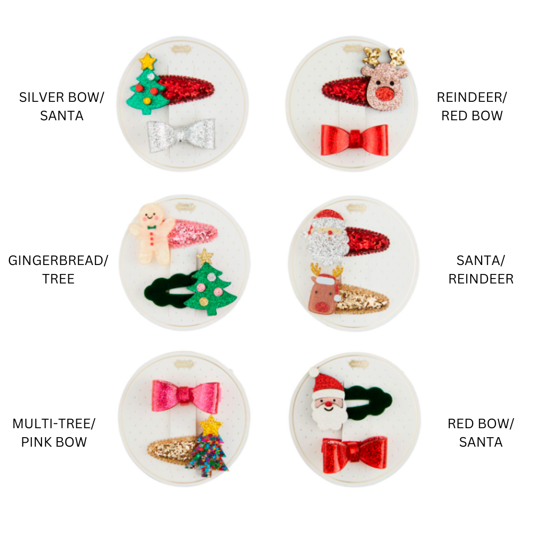 Christmas Hair Clip Sets