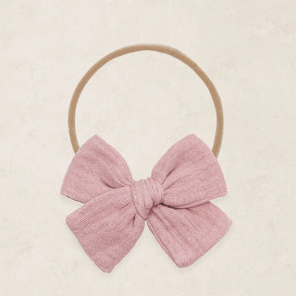 Adventure Bow Headband (Mauve Pink)
