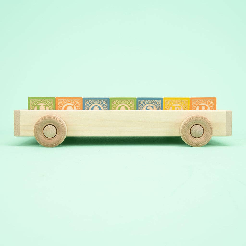 Classic ABC Blocks with Wagon