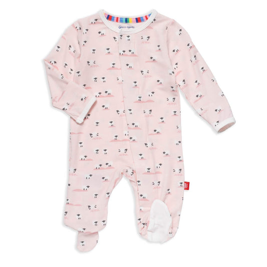 Baa Baa Pink Modal Magnetic Footie