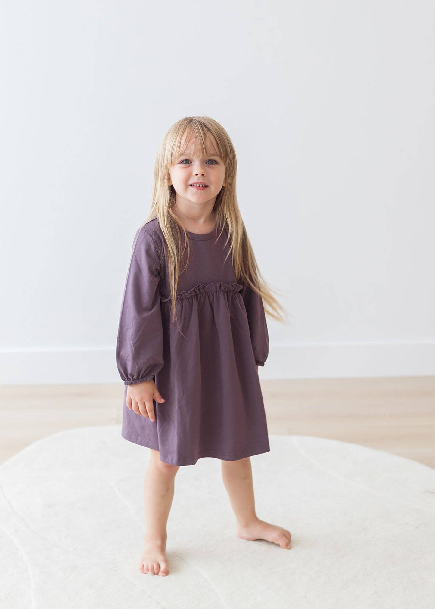 Long Sleeve Dress | Elderberry