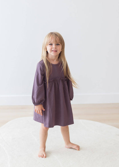 Long Sleeve Dress | Elderberry