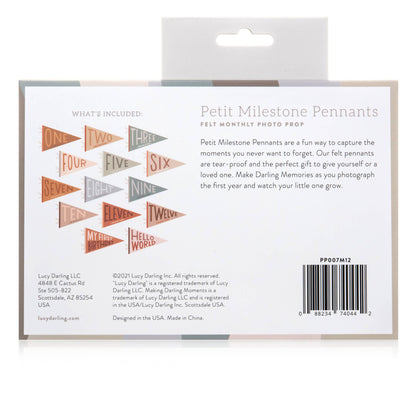 Mountain Fields Petit Milestone Pennants