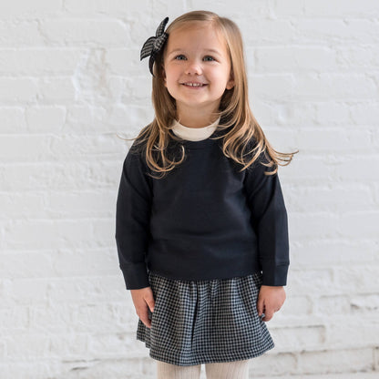 Flannel Skirt Suspenders (Houndstooth)