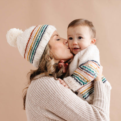 Retro Stripe Cardigan