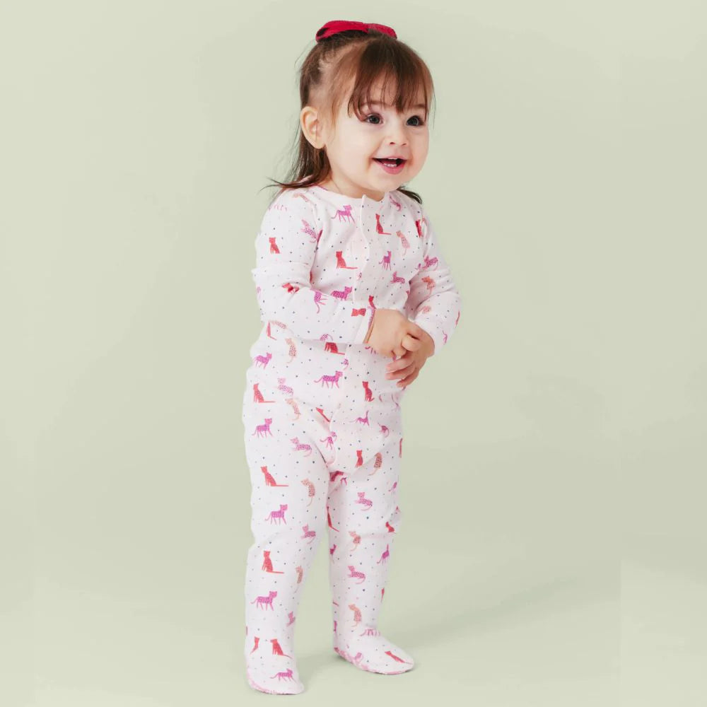 Cheetah Bonita Organic Cotton Magnetic Footie