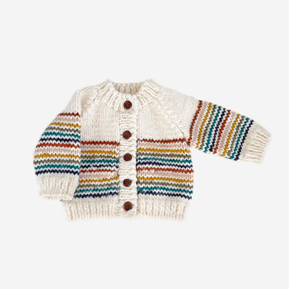 Retro Stripe Cardigan