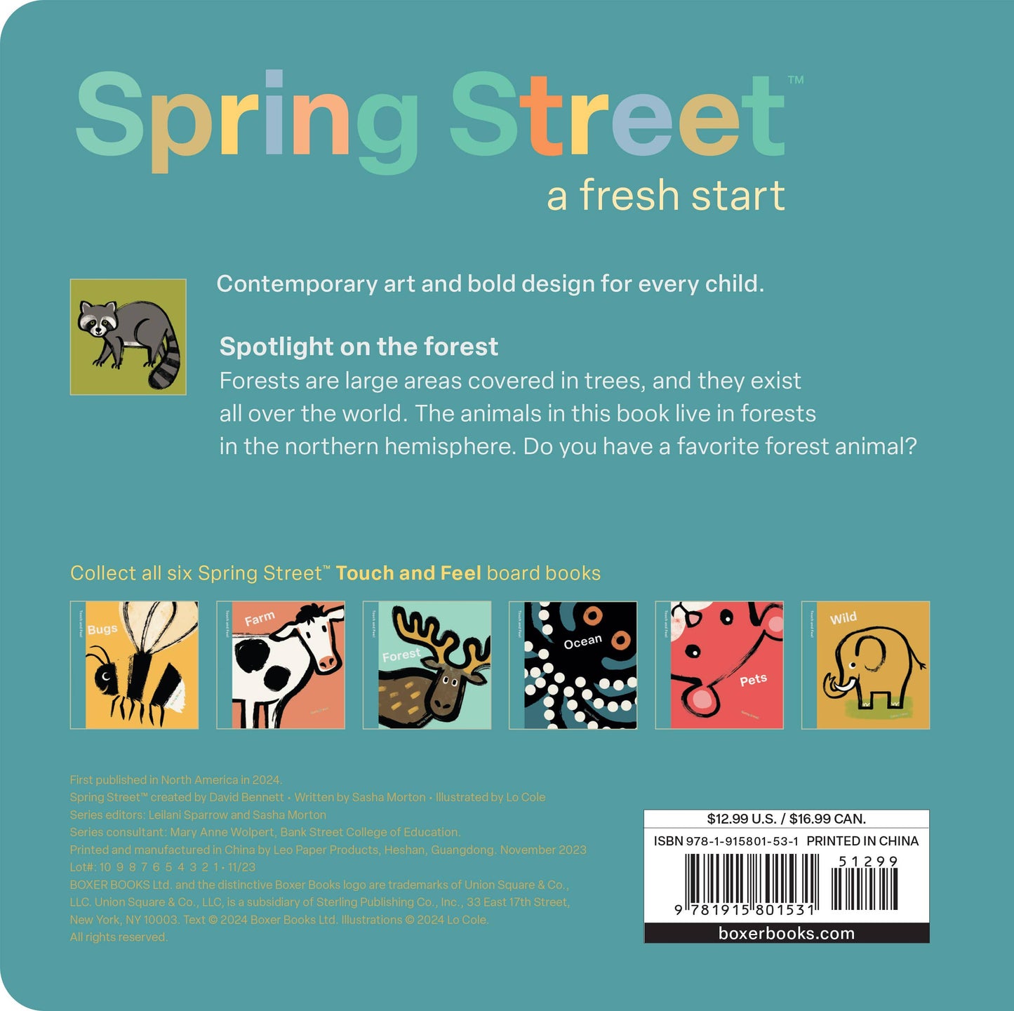 Spring Street Touch and Feel: "Forest" by Boxer Books