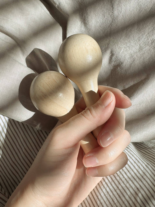 Baby Wooden Maracas