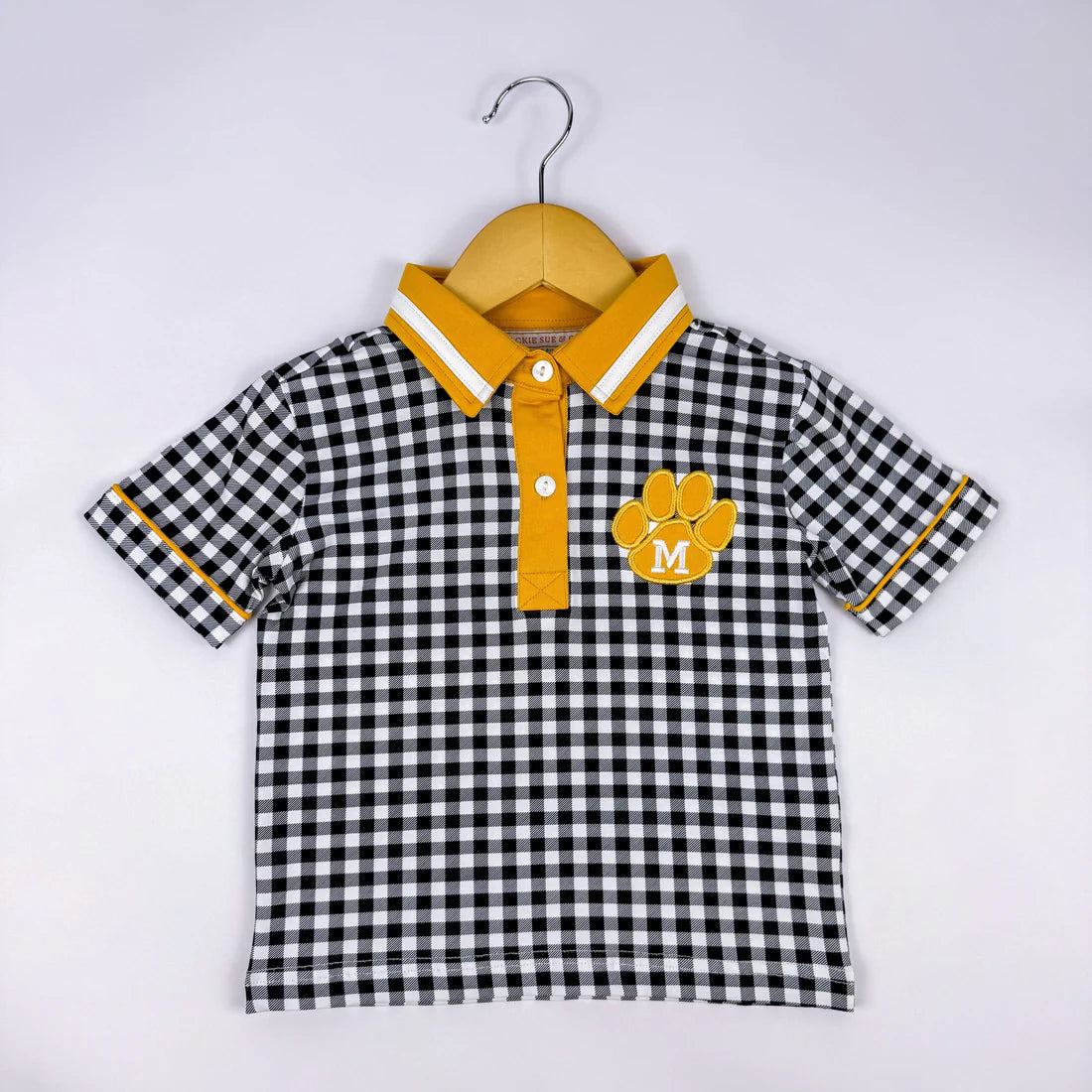 MIZZ-Inspired Gingham Polo
