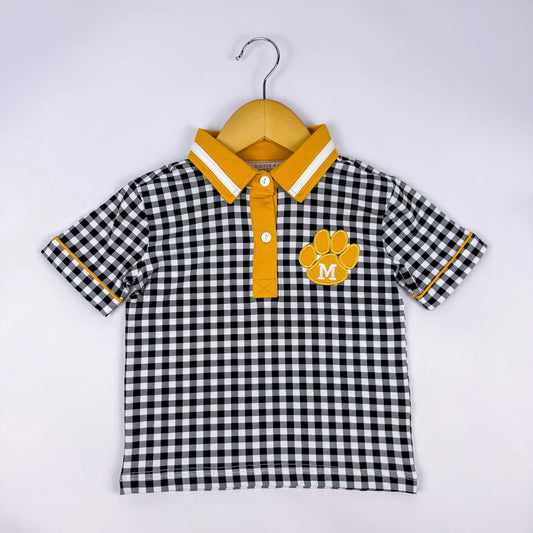 MIZZ-Inspired Gingham Polo