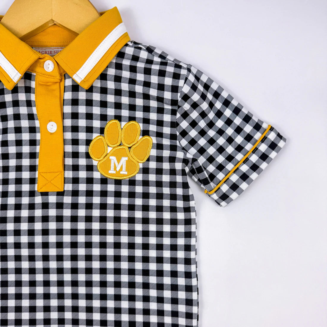 MIZZ-Inspired Gingham Polo