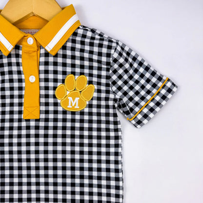 MIZZ-Inspired Gingham Polo