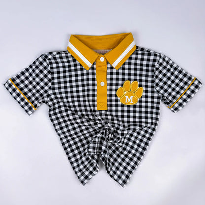 MIZZ-Inspired Gingham Polo