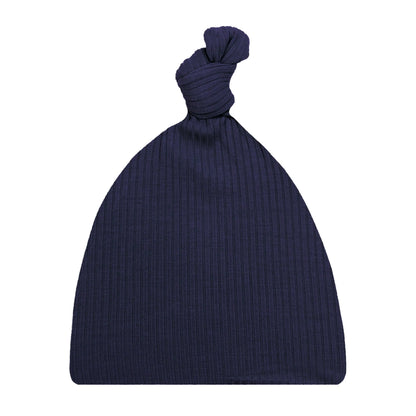 Hayden Ribbed Top Knot Hat