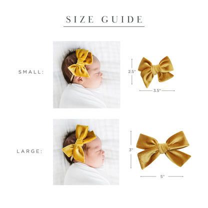 Velvet Bow Headband (Ballet)