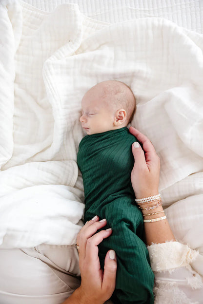 Lane Ribbed Swaddle Blanket