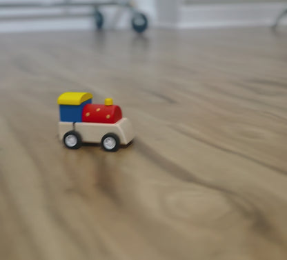 Wind Up Wooden Train