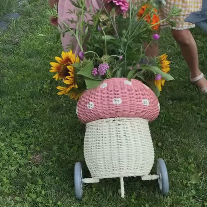 Rattan Mushroom Luggy - Musk