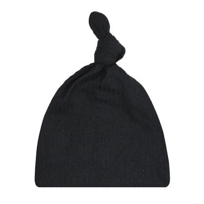 Saylor Ribbed Top Knot Hat