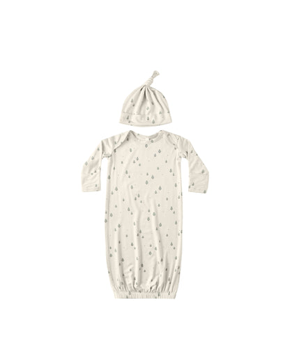 Bamboo Gown & Hat Set
