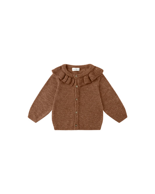 Ruffle Collar Cardigan