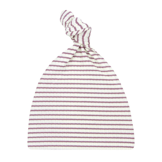 Vivian Ribbed Top Knot Hat